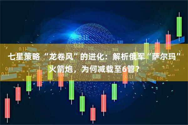 七星策略 “龙卷风”的进化：解析俄军“萨尔玛”火箭炮，为何减载至6管？